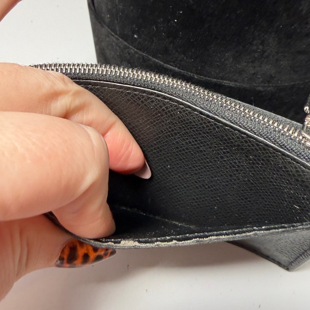 Louis Vuitton Monogram Eclipse Taiga Coin Card Holder - Picture 5 of 14